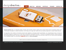 Tablet Screenshot of designdirective.com